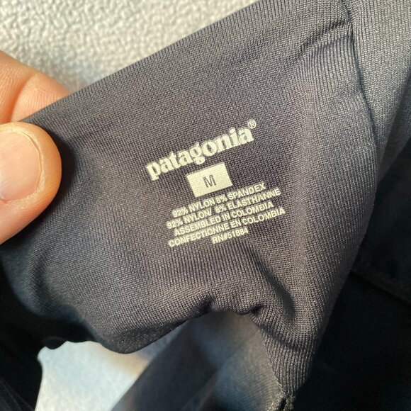 Patagonia Black Racerback Tank Top | Medium | Lightweight Stretch Activewear Top - Picture 5 of 5